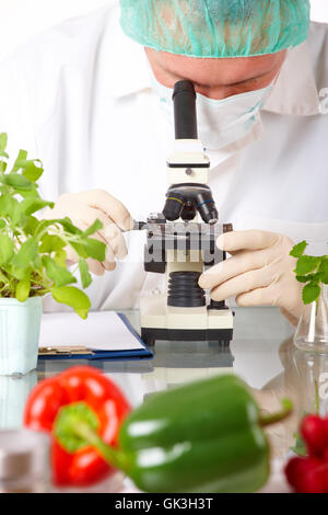 Technik verändert genetische Stockfoto