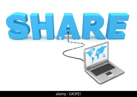 Laptop-Notebook-Computer Stockfoto