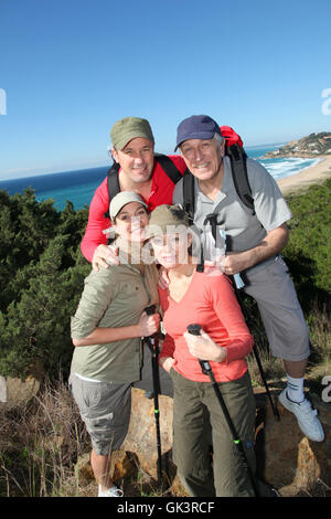 Frau Frauen zu Fuß Stockfoto