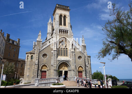 Eglise Sainte Eugenie Kirche in Biarritz, Frankreich Stockfoto