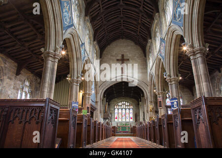 St. Marien Kirche, Thirsk, Yorkshire, England, Vereinigtes Königreich Stockfoto