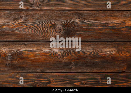 Hölzerne Hintergrund, braun gestreiften Holz Schreibtisch, alte Tisch oder den Boden Stockfoto