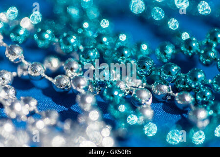 Abstrakte funkelten Blaulicht, Hintergrund mit Bokeh unscharf gestellt Stockfoto