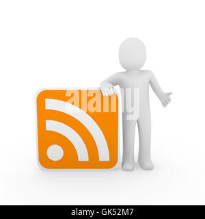 Zeitung Zeitschrift der Frau Stockfoto