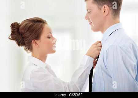 Mann-Frau-Menschen Stockfoto