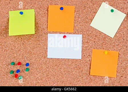 Büro-Hinweis-memo Stockfoto