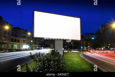 Zeichen-signal blau Stockfoto