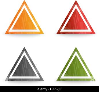 Design-Dreieck-Logo-element Stock Vektor