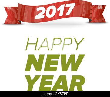 Happy New Year-banner Stock Vektor