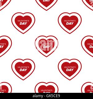 Nahtlose Valentine Tag Hintergrund Stock Vektor