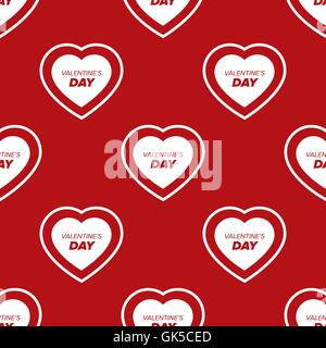 Nahtlose Valentine Tag Hintergrund Stock Vektor