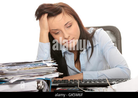 Büro Frau Frauen Stockfoto