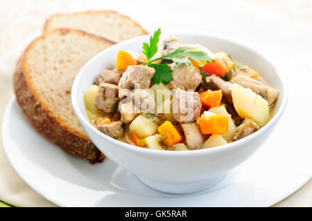 Brot-Futternapf Stockfoto