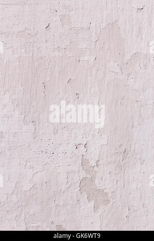Verputzte Wand geknackt Stockfoto