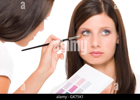 Frau Frauen isoliert Stockfoto