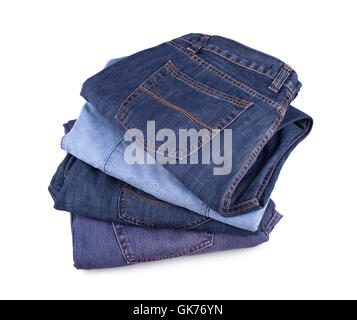 blaue Mode Hosen Stockfoto