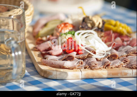 Österreich österreichische Speck Stockfoto