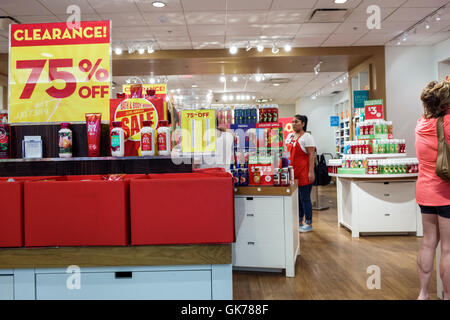 Florida, Süd, Neapel, Coastland Center Shopping Mall, Shopping Center, Shopping Shopper Shopper Shop Geschäfte Markt Märkte Markt Kauf Verkauf, ret Stockfoto