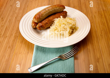 Lebensmittel Nahrungsmittel Wurst Stockfoto