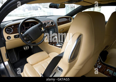 Dashboard Interieur Auto Stockfoto