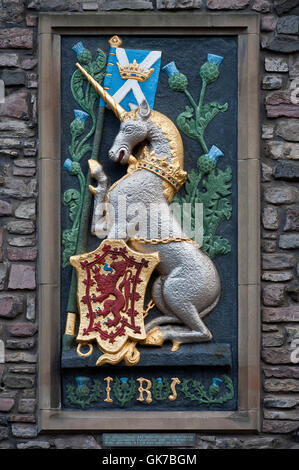 Schottland Schloss Edinburgh Stockfoto