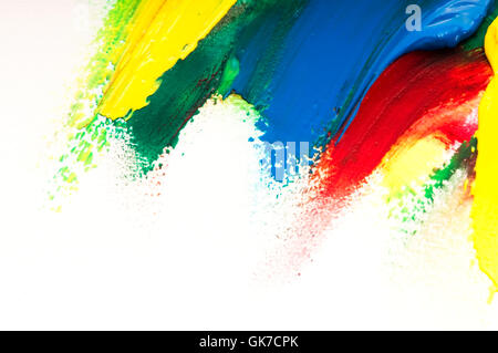 Kunst-Farbe malen Stockfoto