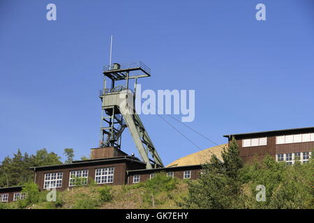 Rammelsberg-Eisenerz-Minen Stockfoto