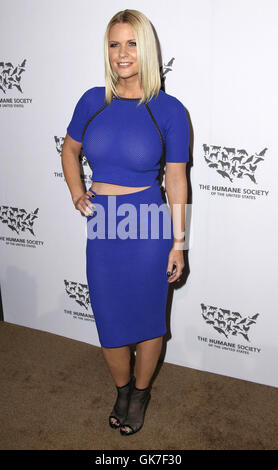 Die Humane Society der Vereinigten Staaten zur Rettung Gala im Paramount Studios - Ankünfte mit statt: Carrie Keagan Where: Los Angeles, California, Vereinigte Staaten von Amerika bei: 7. Mai 2016 Stockfoto