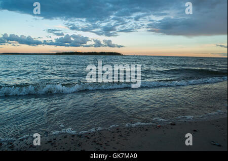 Insel der Aegna in der Nähe von Tallinn, Estland veranstaltet die EU-Präsidentschaft im Jahr 2017. August 2016. Stockfoto