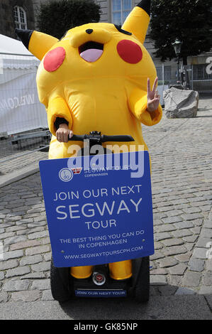 19 August 2016-Join unserer nächsten Segway-Tour in Kopenhagen / Dänemark / Credit: Francis Joseph Dean / Deanpictures/Alamy Live News Stockfoto