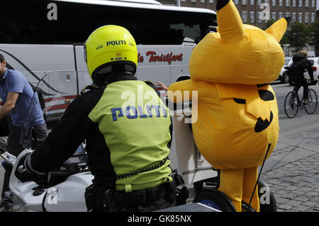 19 August 2016-Join unserer nächsten Segway-Tour in Kopenhagen / Dänemark / Credit: Francis Joseph Dean / Deanpictures/Alamy Live News Stockfoto