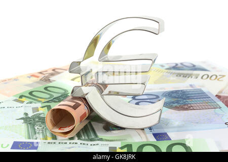 Euro-Scheine Stockfoto