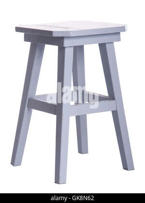 Hocker isoliert Möbel Stockfoto