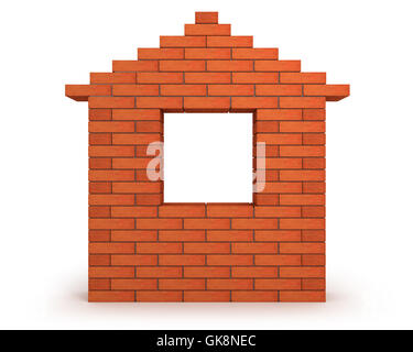 Schließen Sie Hausbau Stockfoto