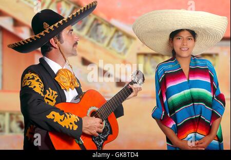 mexikanische Frau paar Stockfoto