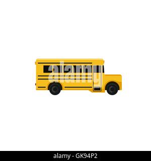 Schulbus-Symbol. Stock Vektor