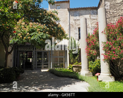 Das Horreum Romain ist die einzige römische Gebäude, die noch besucht werden kann heute in Narbonne, Languedoc Roussillon, Südfrankreich Stockfoto