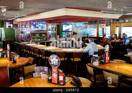 Bradenton Florida, Applebee's Neighborhood Grill and Bar, Restaurant Restaurants Essen Essen Essen Essen Essen gehen Cafe Cafes Bistro, Kette, zwangloses Essen, Interieur i Stockfoto