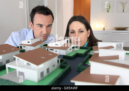 Design-Modell zu bauen Stockfoto