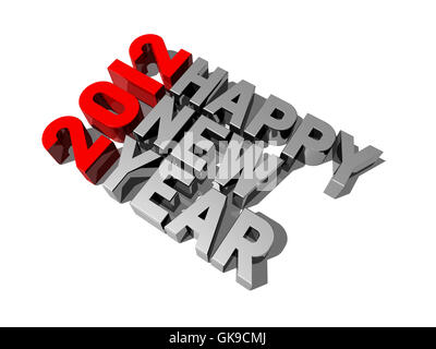 neue Silvester-Neujahr Stockfoto