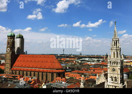 Rathaus München Anblick Stockfoto