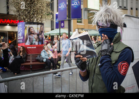 Cosplayer bei hyper Japan O2, London, UK 07.12.2015 Stockfoto