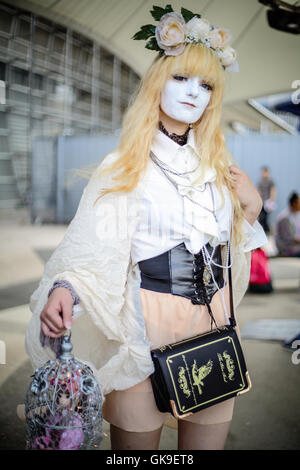 Cosplayer bei hyper Japan O2, London, UK 07.12.2015 Stockfoto