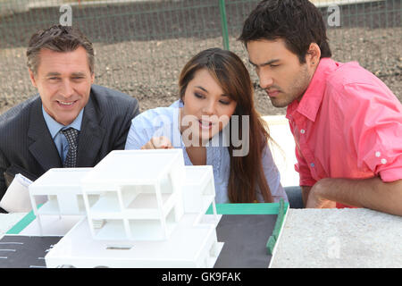 Design-Modell zu bauen Stockfoto