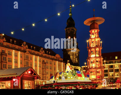 Weihnachtsmarkt in Dresden - Dresden-Weihnachten Markt 16 Stockfoto