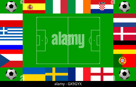 Europameisterschaft 2012 Stockfoto