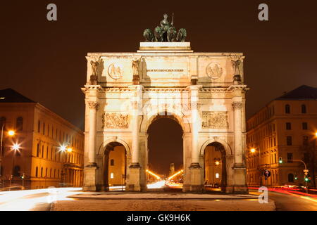 Denkmal Nacht Nacht Stockfoto