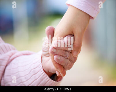 Hand-Handpflege Stockfoto