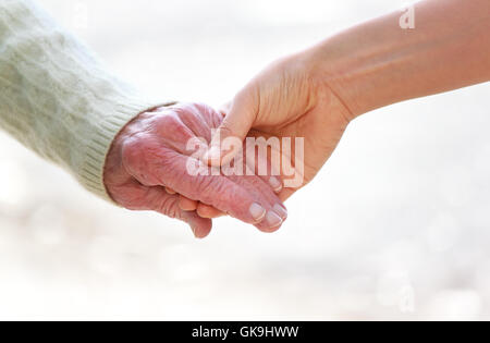 Hand-Handpflege Stockfoto