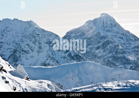 Tatra-Gebirge im Winter Winterlandschaft in den Bergen Stockfoto